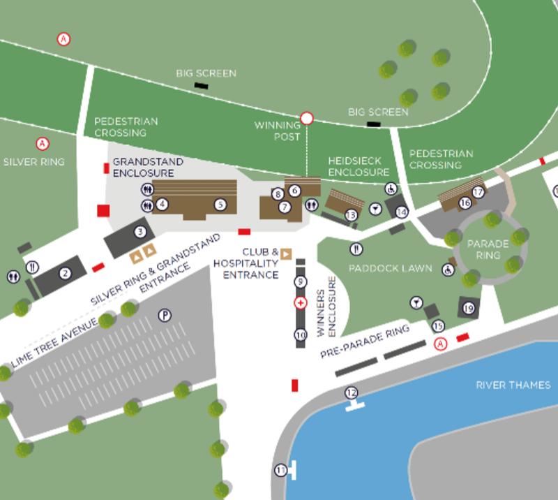 Racecourse Map Royal Windsor Racecourse