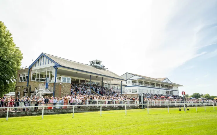 The packed grandstands at Windsor Races